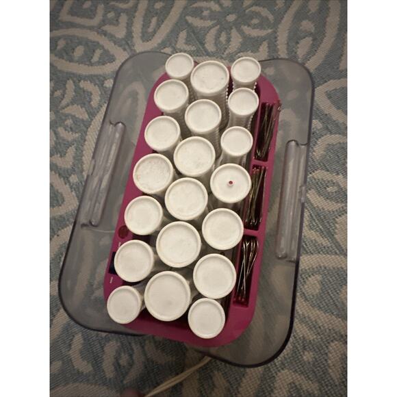 Conair Wavemaker 20 Hot Rollers HS16X Curlers With Clips Pageant Tested - Picture 4 of 15